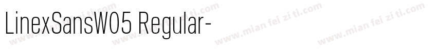 LinexSansW05 Regular字体转换